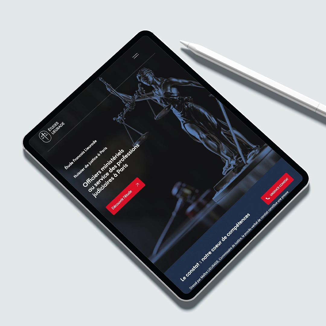 Lieurade-Site web tablette